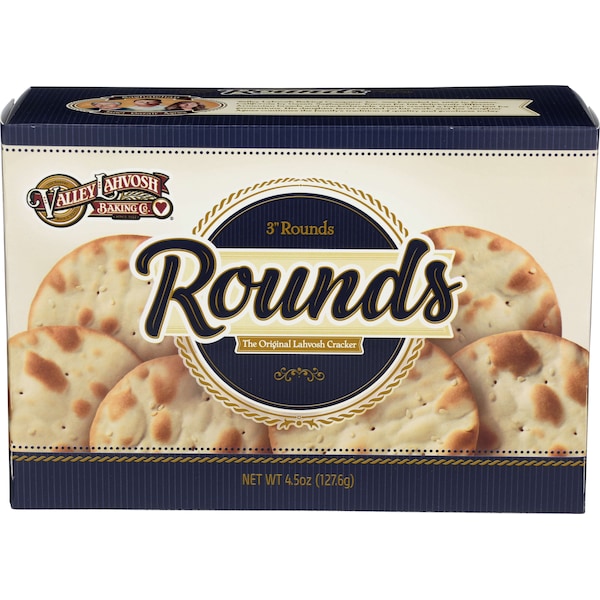 Valley Lahvosh Lahvosh Crackerbread 3 Original Rounds 4.5 oz., PK12 4742300 - main